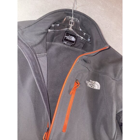 North Face Men’s Small Soft Shell Jacket Fast Shipping! SM Gray - Picture 2 of 3